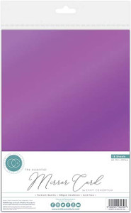 Craft Consortium The Essential A4 Mirror Card - Lilac