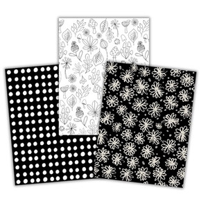 Grafix 8.5x11in Assorted Printable Clear & Matte Dura-lar 6 Pack Set - Background