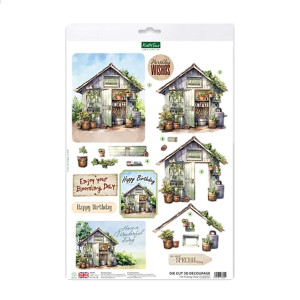 Katy Sue Designs Die Cut Decoupage, Pack of 3 - The Potting Shed
