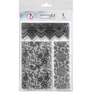 Ciao Bella Stamping Art 6x8in Clear Stamps - Romantic Laces