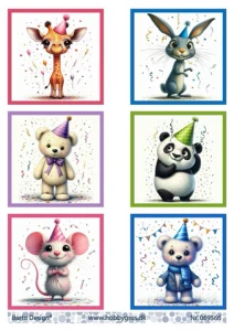 Barto Design A4 Topper Sheet - Time To Celebrate #2