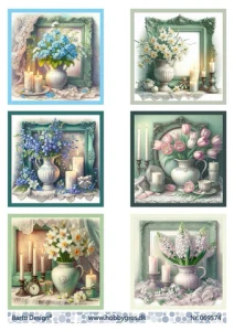 Barto Design A4 Topper Sheet - Floral Elegance