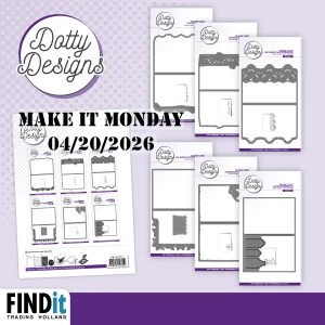 Find-It Trading Dotty Designs Cardmaking Dies Make It Monday 04/20/2026 6 Pack Bundle