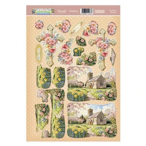 Hunkydory Crafts Decoupage Topper Sheet - Springtime Blessings