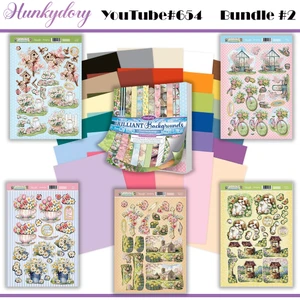 Hunkydory Crafts YT#654 Decoupage Toppers 7 Pack "I Want It All" Bundle #2