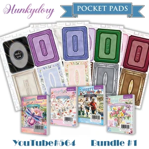 Hunkydory Crafts YT#654 Pocket Pads 5 Pack "I Want It All" Bundle #1