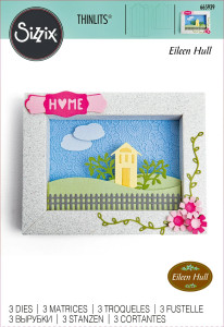 Sizzix Thinlits Die Set 3PK - Shadow Box Frames #2 by Eileen Hull