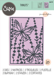 Sizzix Thinlits Die Set 2PK - Botanical Card Front