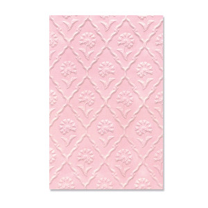 Sizzix Multi-Level Textured Impressions Embossing Folder by Jennifer Ogborn - Framed Florals