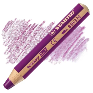 Royal Talens Stabilo Woody 3 in 1 Art Crayons - Lilac