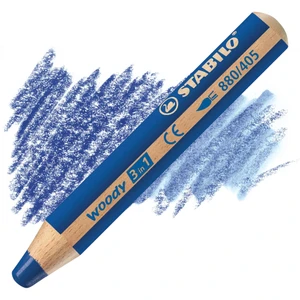 Royal Talens Stabilo Woody 3 in 1 Art Crayons - Ultramarine Blue