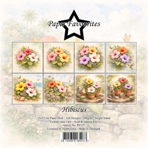 Paper Favourites 6x6in Paper Pad - Hibiscus