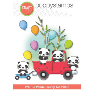 Memory Box Poppystamps Dies - Whittle Panda Pickup Kit