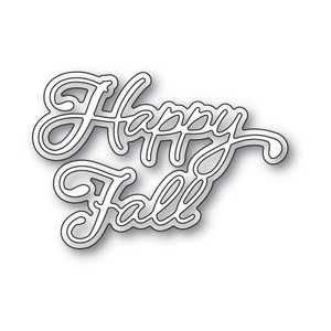 Memory Box Craft Dies - Happy Fall Moonlight Script