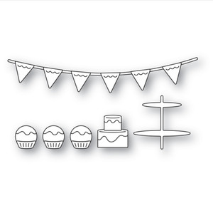 Memory Box Craft Dies - Corner Shoppe Birthday Treats
