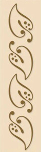 Leane Creatief Lea'bilities  Border Embossing Folder - Leaves
