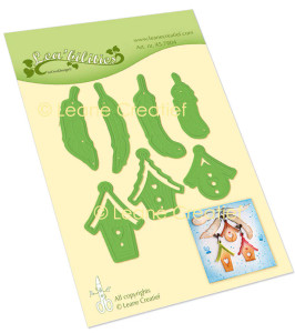 Leane Creatief Lea'bilities  Embossing and Cutting Die - Birdhouse & Feathers
