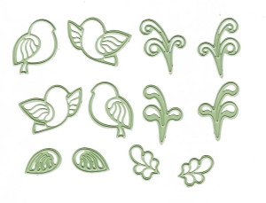 Leane Creatief Lea'bilities  Embossing and Cutting Die - Little Birds