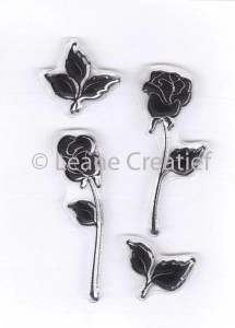Leane Creatief Lea'bilities  Clear Stamps  - Roses Small