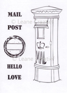 Leane Creatief Lea'bilities  Clear Stamps  - Mailbox
