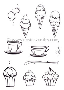 Leane Creatief Lea'bilities  Clear Stamps  - Tea Time