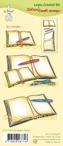 Leane Creatief Lea'bilities  Combi Clear Stamps -  An Open Book