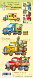 Leane Creatief Lea'bilities  Combi Clear Stamps -  We Are Moving