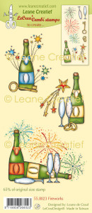 Leane Creatief Lea'bilities  Combi Clear Stamps -  Fireworks