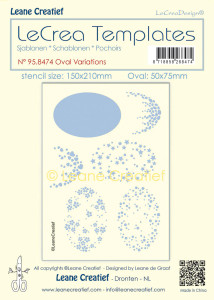 Leane Creatief Lea'bilities  Stencil Decorations - Oval Variations