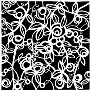 The Crafters Workshop 6x6in Stencil - Budding Vase