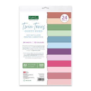 Katy Sue Design Printed Cardstock - Twin Tones, Dusty Hues