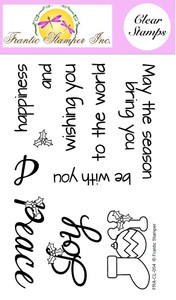 Frantic Stamper Clear Stamps - Joy And Peace