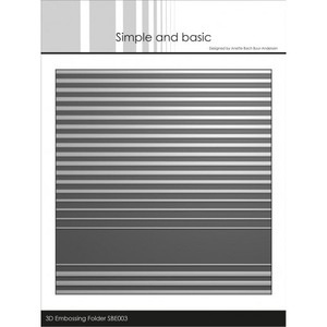 Simple and Basic Embossing Folder - Lines