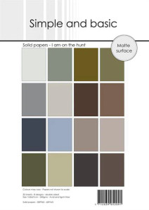Simple and Basic A5 Solid Paper - I am On A Hunt