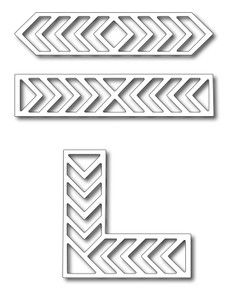 Frantic Stamper Precision Dies - Chevron Accents