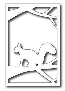 Frantic Stamper Precision Dies - Framed Squirrel