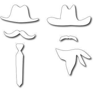 Frantic Stamper Hats & Mustaches Dies - American Dad