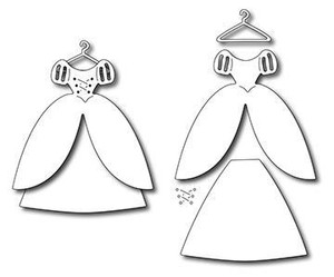 Frantic Stamper Precision Dies - Princess Dress