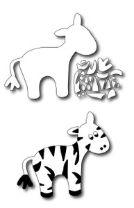 Frantic Stamper Precision Dies - Baby Zebra