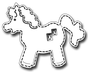 Frantic Stamper Precision Dies - Stitched Horse