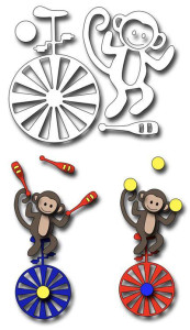 Frantic Stamper Precision Dies - Circus Monkey