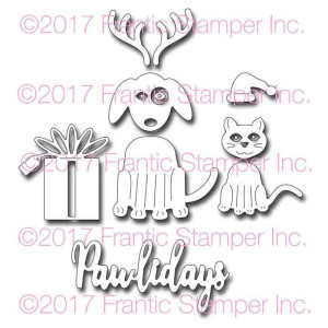 Frantic Stamper Precision Dies - Christmas Pets