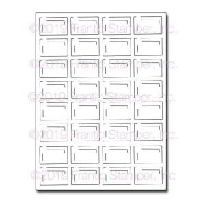 Frantic Stamper Precision Card Panel Dies - Chocolate Bar