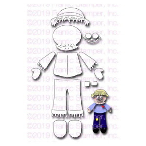 Frantic Stamper Precision Dies - Build A Scarecrow