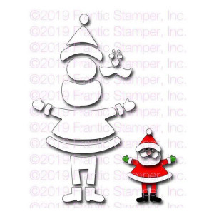 Frantic Stamper Precision Dies - Build A Santa