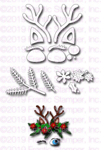 Frantic Stamper Precision Dies - Reindeer Features