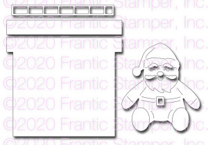 Frantic Stamper Precision Dies - Santa And Chimney