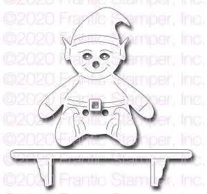 Frantic Stamper Precision Dies - Cute Elf And His Shelf
