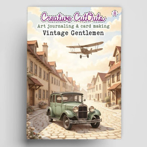 Creatief Art Creative CutOuts Art Journaling & Card Making Book Kit - Vintage Gentlemen