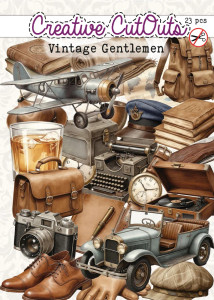 Creatief Creatief Art Creative CutOuts Ephemera 23pcs - Vintage Gentlemen